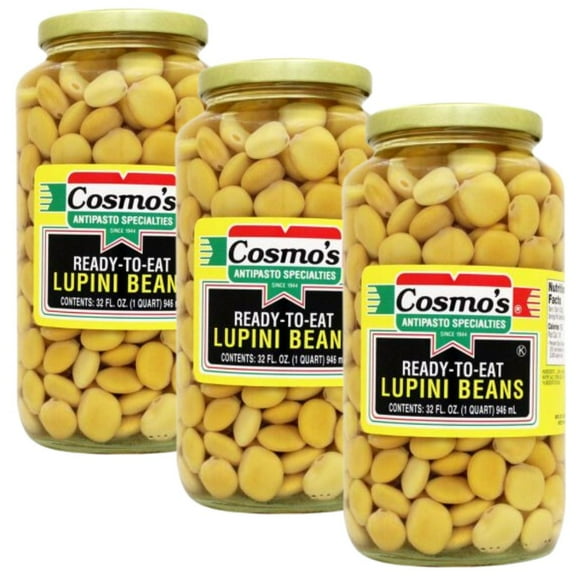 Lupini Beans 32 oz. Jar Pack of 3