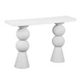 thumbnail image 1 of Lupita White Console Table, 1 of 6