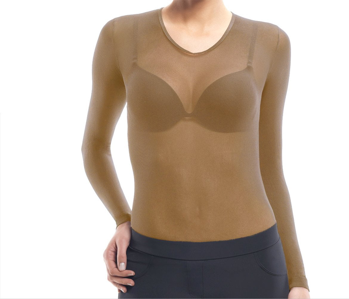 MELT THE LADY mm sheer tops ベージュ MELT THE LADY mm sheer tops ベージュ