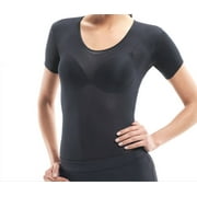 Lupo Second Skin Womens Short Sleeve Sheer See Through Mesh Top, Plum