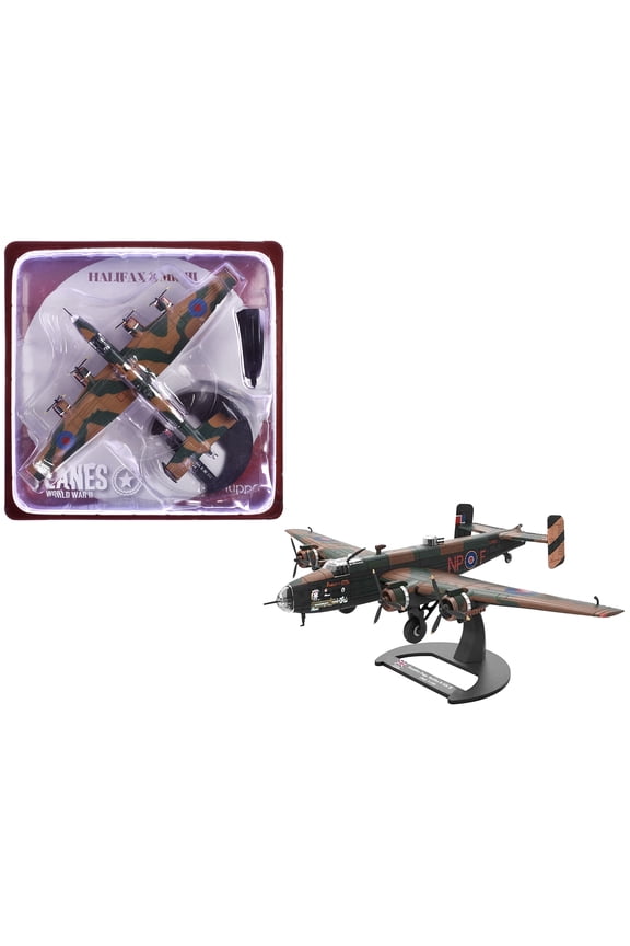 Handley Page Halifax B.MK III Bomber Aircraft Royal Air Force "Planes of WWII" Series 1/144 Diecast Model Airplane by Luppa