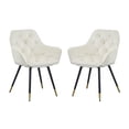 thumbnail image 1 of Luppino Dining Chair - Set of 2 - 23.5" x 25" x 34.5" - White, 1 of 2