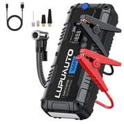 LupuAuto 7000A Portable Car Jump Starter with Air Compressor, Car Battery Starter 2.64 Gallon Gasoline/2.25 Gallon Diesel, 160PSI Tire Inflator, 12V Car Battery Starter