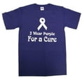 thumbnail image 1 of Lupus Awareness I Wear Purple For A Cure May Purple Ribbon Pray Month Logo Walkathon Walk Fund Raiser-Small, 1 of 4
