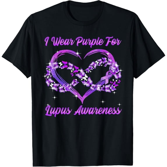 Lupus Awareness I Wear Purple For Lupus Awareness T-Shirt