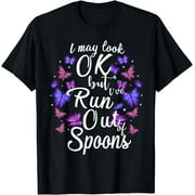 Lupus Awareness No More Spoons Chronic Fatigue Awareness T-Shirt