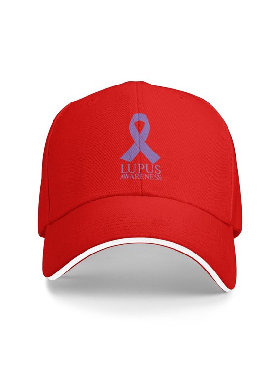 Lupus Awareness Unisex Adult Baseball Caps Adjustable Casquette Dad Hat Sandwich Cap Outdoors Headwear
