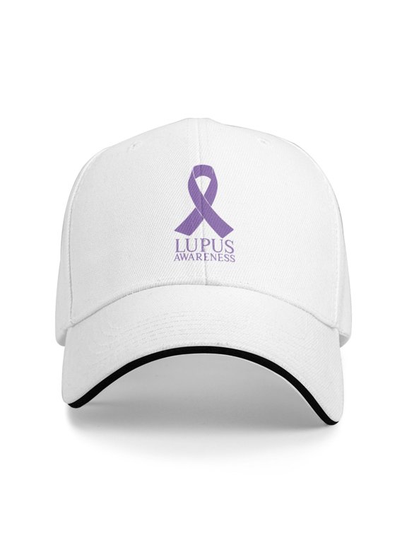 Lupus Awareness Unisex Adult Baseball Caps Adjustable Casquette Dad Hat Sandwich Cap Outdoors Headwear