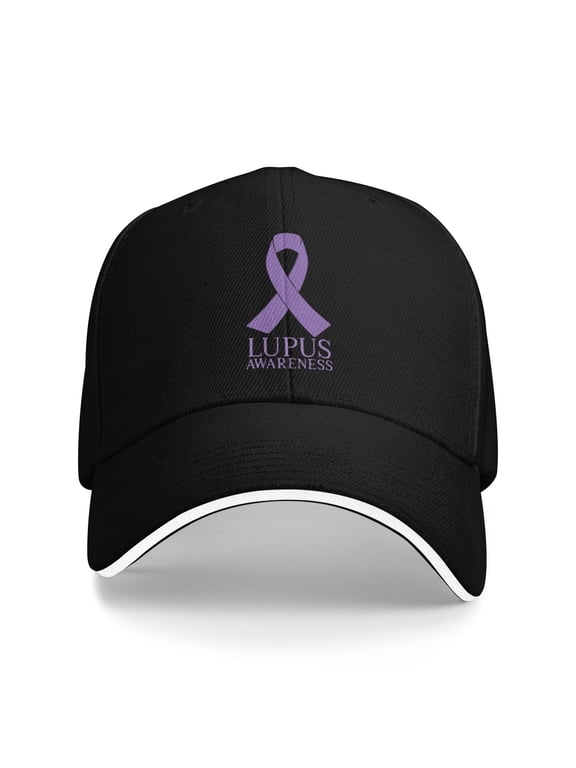Lupus Awareness Unisex Adult Baseball Caps Adjustable Casquette Dad Hat Sandwich Cap Outdoors Headwear