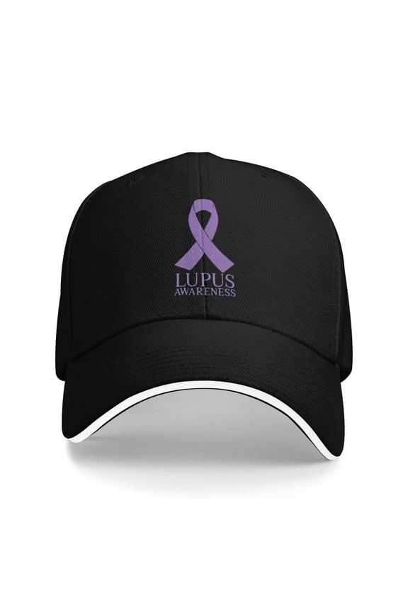 Lupus Awareness Unisex Adult Baseball Caps Adjustable Casquette Dad Hat Sandwich Cap Outdoors Headwear