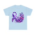 thumbnail image 1 of Lupus Purple Ribbon and Butterflies, Awareness, Unisex Heavy Cotton Tee, 1 of 4