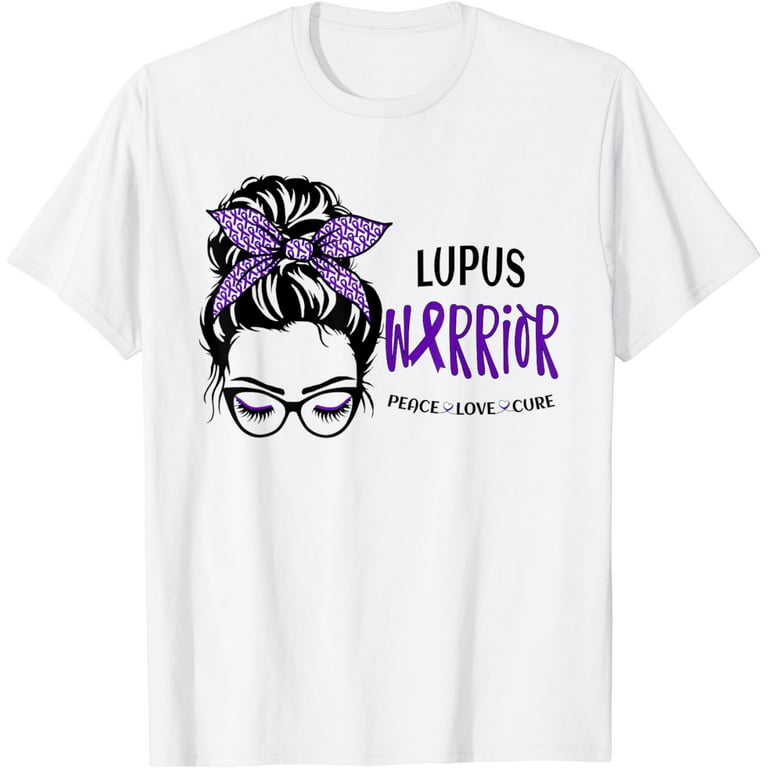 Peace Love Cure Funny Lupus Awareness T-Shirt Peace Love Cure Funny Lupus Awareness T-Shirt