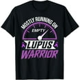 Lupus Warrior Fuel Gauge Low Energy Purple Ribbon Awareness TShirt