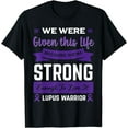 thumbnail image 1 of Lupus Warrior Purple Awareness Ribbon Fight SLE Gift Idea T-Shirt, 1 of 4
