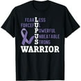 thumbnail image 1 of Lupus Warrior SLE Autoimmune Disease Lupus Awareness T-Shirt, 1 of 4