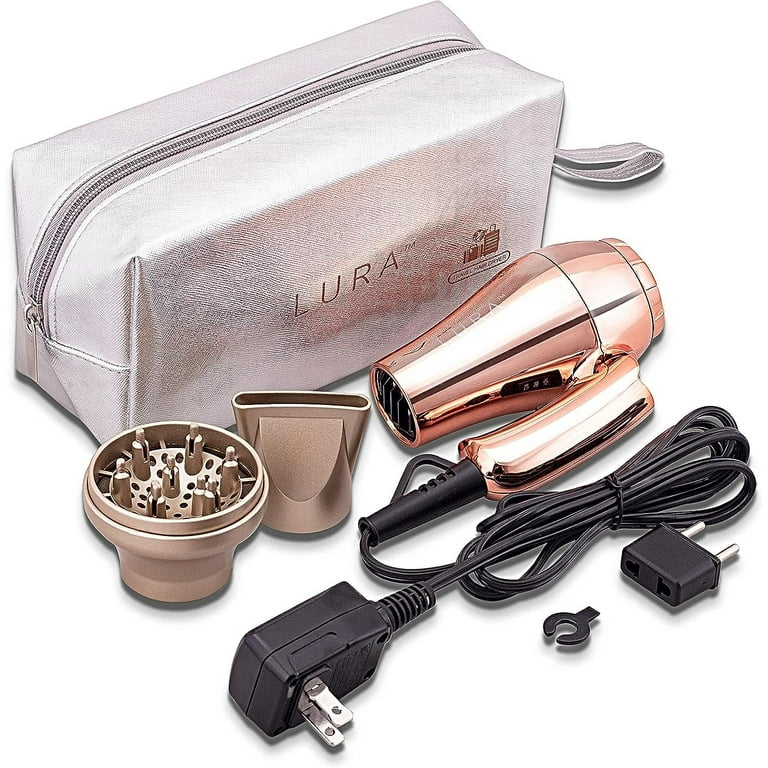 Hair dryer with european plug top