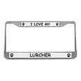 thumbnail image 1 of Lurcher License Plate Frame (Chrome) 5 Year Warranty, 1 of 1