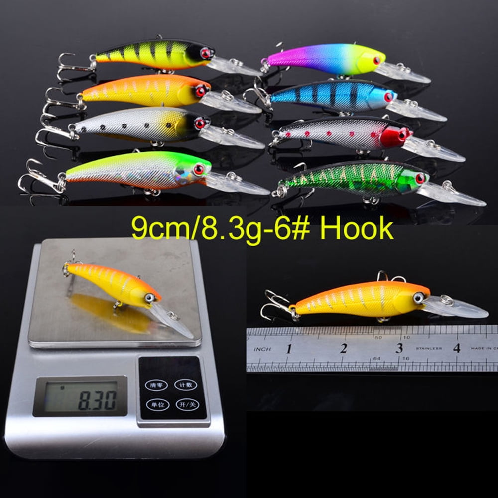 Lure 20Piece Fishing Lures Kit Plastic Fishing Lures Baits Set With Hooks For Saltwater Freshwater Fish Fishing Gear Gifts For Men
