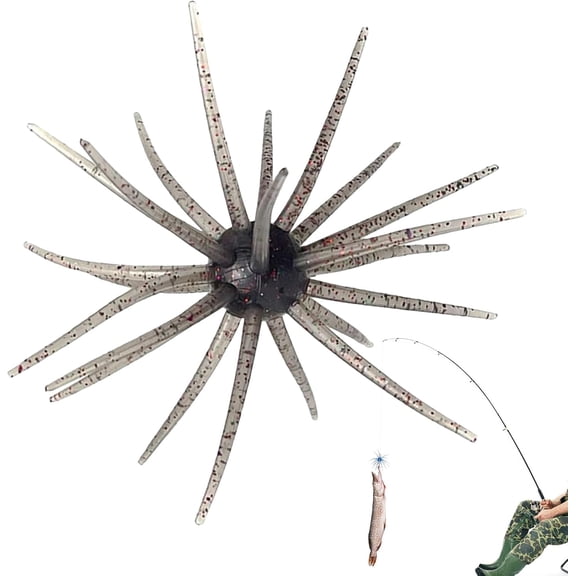 Lure Bait for Black Pits,Simulation Sea Urchin Bait,Water Balloon Floats, Soft Baits, Artificial Sea Urchins, Soft wormss, Bass, Mandarin Fish, Snakehead, Catfish, Artificial Baits