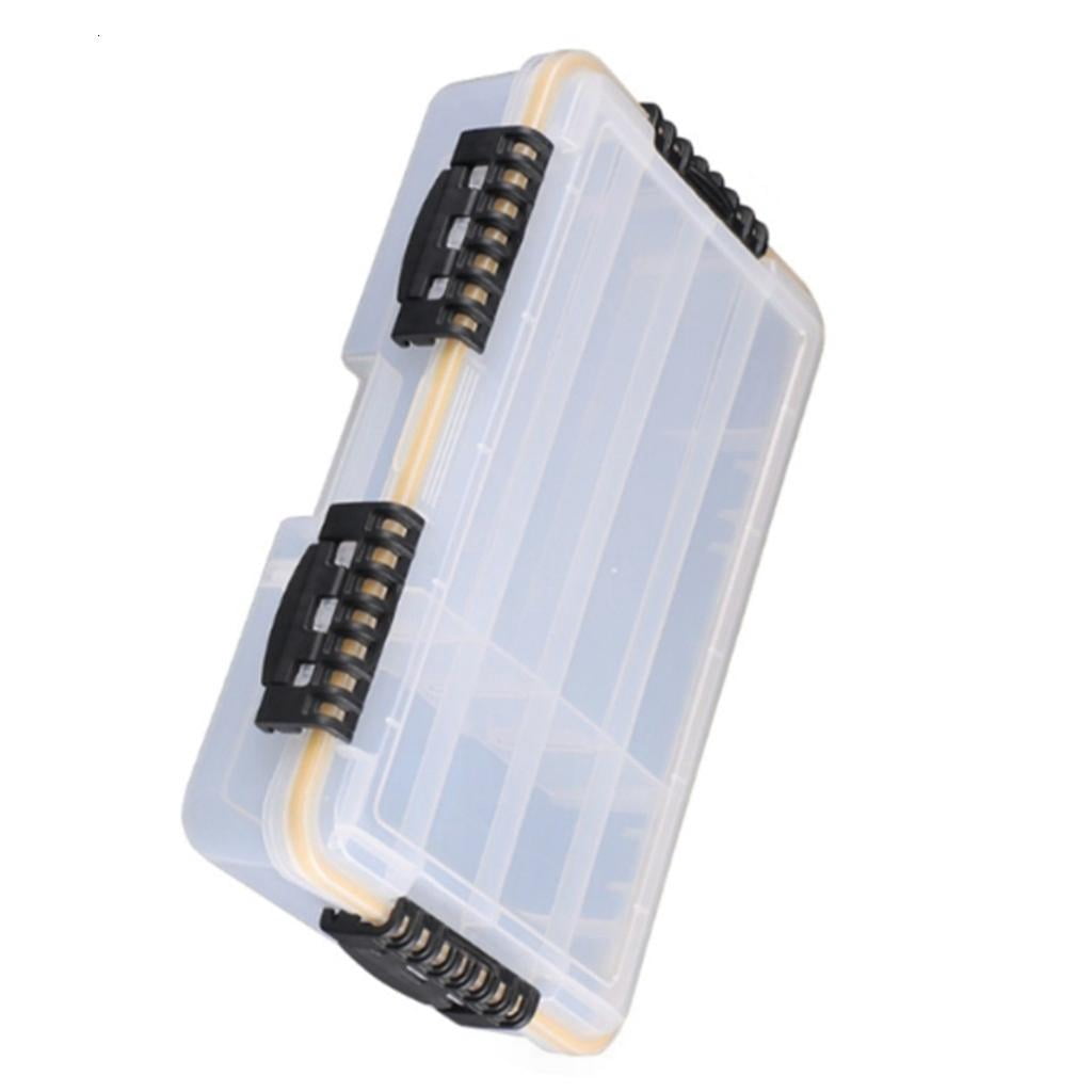 Lure Organizers Fishing Tackle Box Lure Storage Box Clear Tray Baits Separator Multifunction Portable Storage Trays