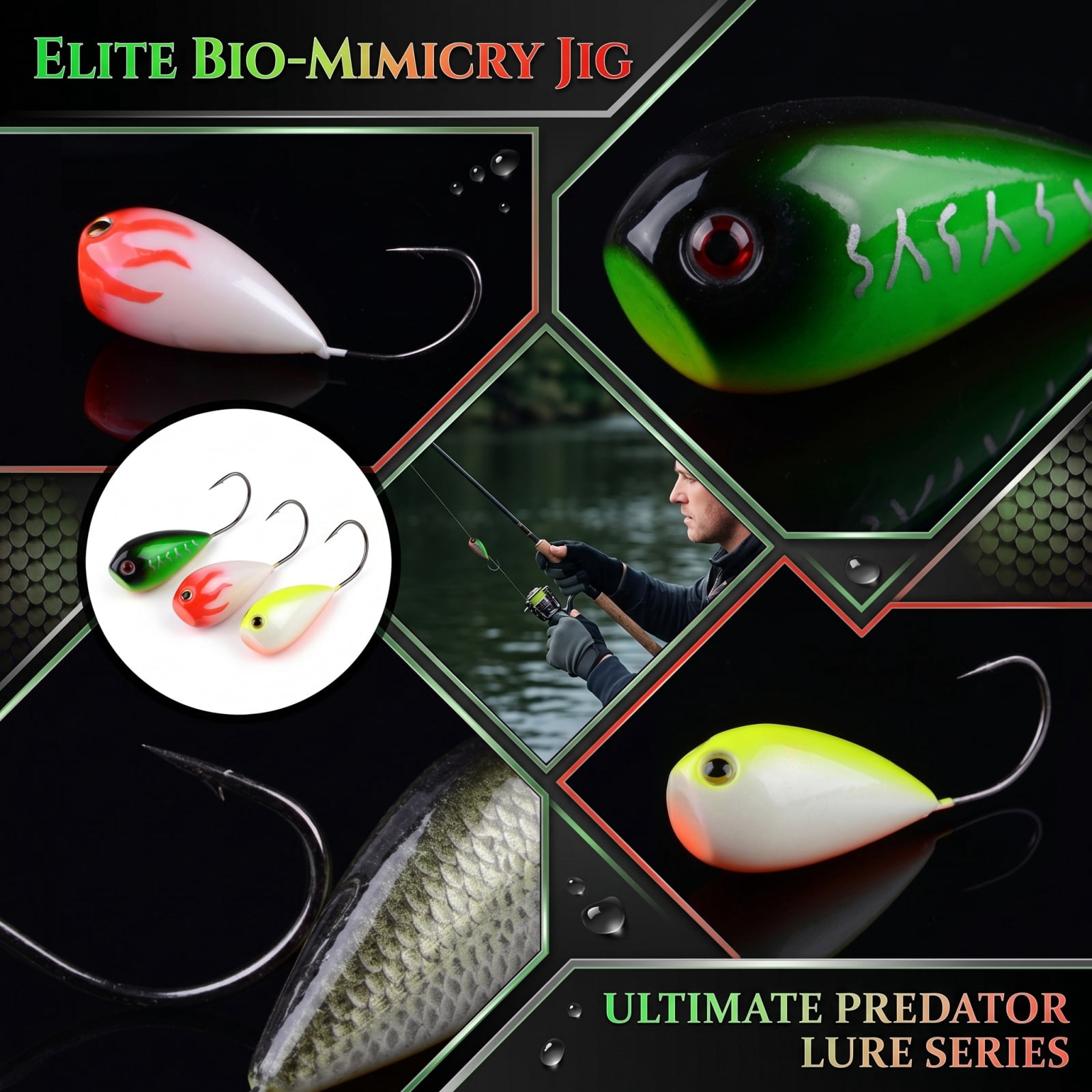 Lure for Sea Fishing 8cm 13g Metal Crankbait with Laser Color Finish ...