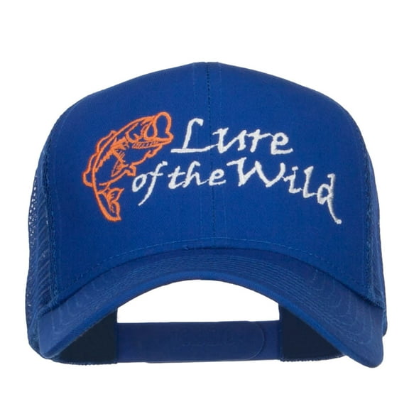Lure of the Wild Embroidered Mesh Cap - Royal OSFM