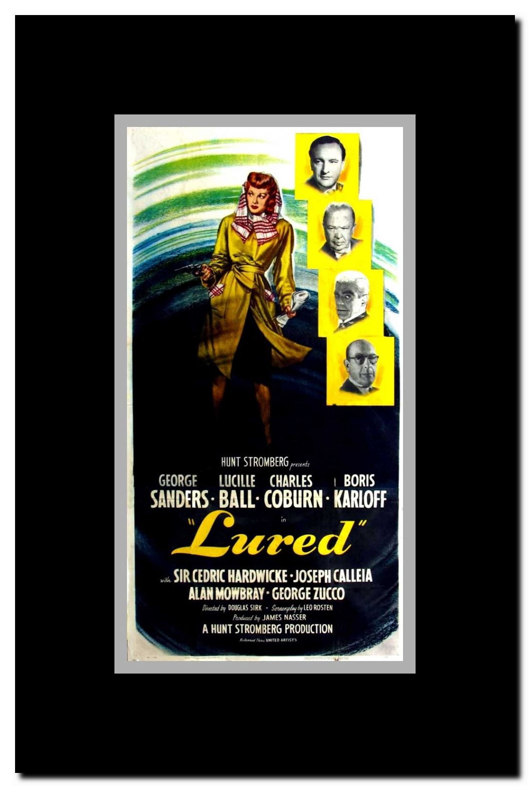 Lured Framed Movie Poster