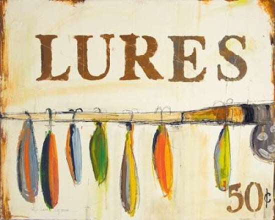 Lures Canvas Art - Melissa Lyons (24 x 30)