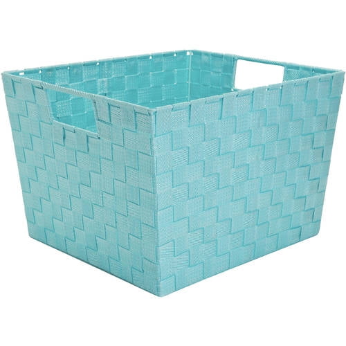 Lurex" Large Striped Woven Strap Tote