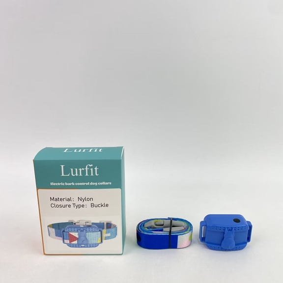 Lurfit Electric bark control dog collars,Dog Bark Collar for Large Medium Small Dogs, Rechargeable Smart Bark Collar, Anti Barking Training Collar with 5 Adjustable Sensitivity Beep Vibration