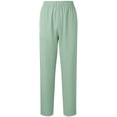 thumbnail image 1 of Luriav Pants for Women Straight Leg Comfortable Trousers Elastic Waist Thin Casual Pants Ladies Clothes for Daily Wear(Green,XX-Large), 1 of 2