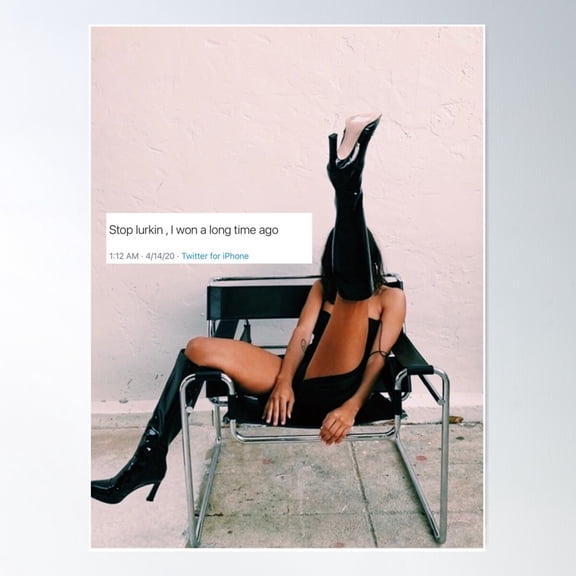 Lurking Poster Wall Art, Modern Wall Decor For Living Room Bedroom, 12x18 UNFRAMED