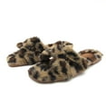 thumbnail image 1 of Lurnyet Furry Slipper Sandal with Warm Plush Lining for Outdoor Indoor, 1 of 5