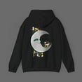 thumbnail image 1 of Lus Loung-WM161 NEW BRAND, zip-up hoodie, Mystical Moon Goddess Digital Art Hoodie: Feminine Face, 1 of 4
