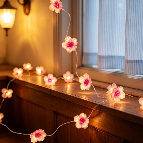 LusLog-pro Cherry Blossom String Lights for Indoor Bedroom Decor