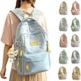thumbnail image 1 of Lusa Back to School Season Backpack for Students Cute Horse Themed Print Lightweight Large Capacity Casual Backpacks Versatile Durable Double Shoulder Schoolbag for Daily Use Yellow2 One Size, 1 of 3