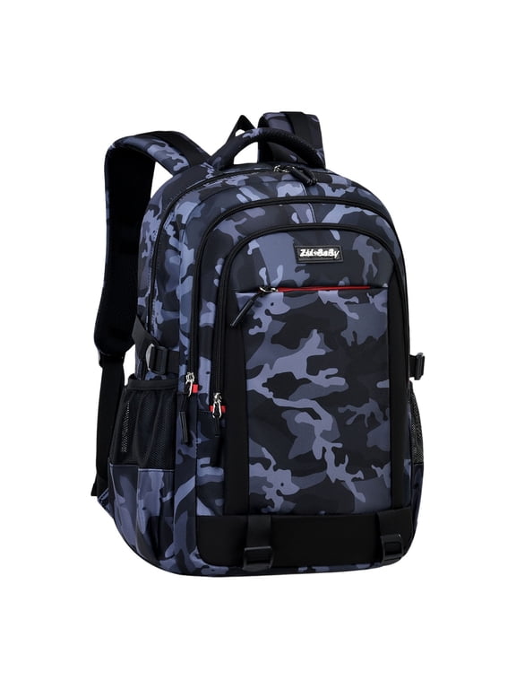Large Capacity Backpack for Boys Versatile Compartment Design Waterproof and Durable Double Shoulder Schoolbag for Back to School Season 2026 Blue1 One Size