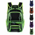 thumbnail image 1 of Lusa Large Capacity Clear Backpack for School and Travel Cool PVC Transparent Waterproof Double Shoulder Schoolbag with Reinforced Straps Multiple Pockets Concert Streetwear Black One Size, 1 of 3