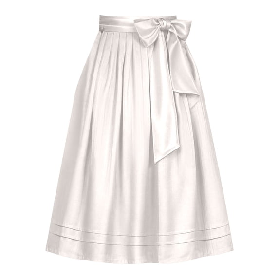 Maintenance Color Work Lusa Midi Skirts for Women Vintage High Waist a Line Adjustable Wrap ...