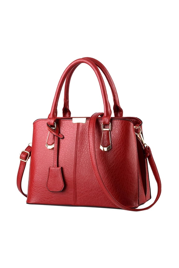Womens Fashion Purses and Handbags Pure Color Medium Capacity One Shoulder Tote Bags Durable & Stylish Handle Satchel for Ladies Work Commuting Use One Size