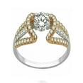 thumbnail image 1 of Luscious Engagement ring 1.00 Carat Round Cut Diamond on Gold, 1 of 3