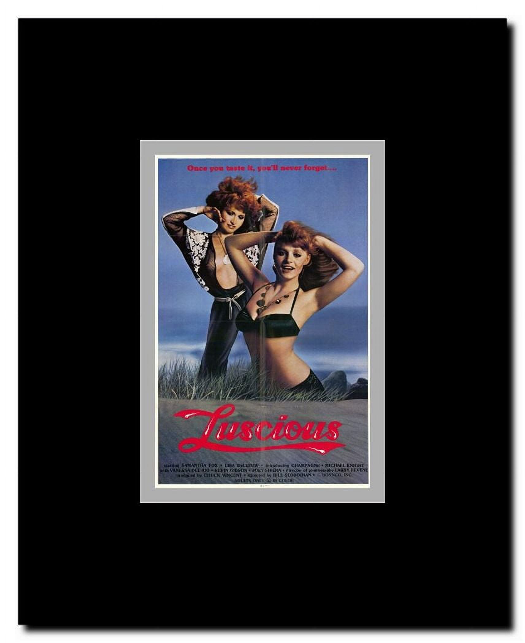 Luscious Framed Movie Poster