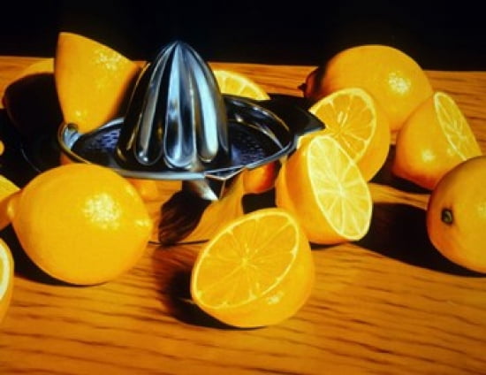 Luscious Lemons Canvas Art - Jenny Stewart (24 x 18)
