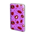 thumbnail image 1 of Luscious Red Lips Kiss Pattern Set Metal Rectangle Lapel Hat Pin Tie Tack Pinback, 1 of 3