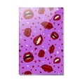 thumbnail image 1 of Luscious Red Lips Kiss Pattern Set Rectangle Acrylic Fridge Refrigerator Magnet, 1 of 4