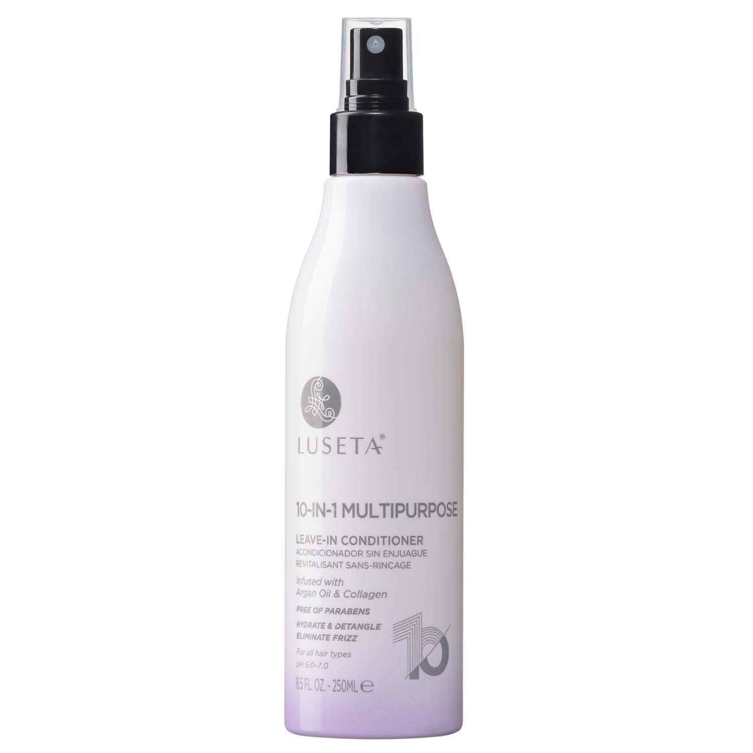 Luseta 10-in-1 Multipurpose Leave-in Conditioner Hydrates, Moisturizes and Detangles Eliminate Frizz with Argan Oil & Collagen