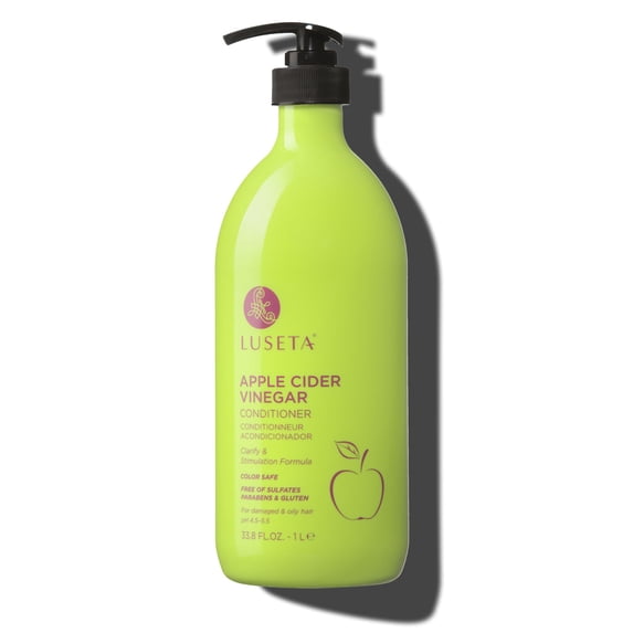 Luseta Apple Cider Vinegar Clarify & Stimulation Conditioner for Damaged & Oily Hair - Sulfate Free Paraben Free Color Safe