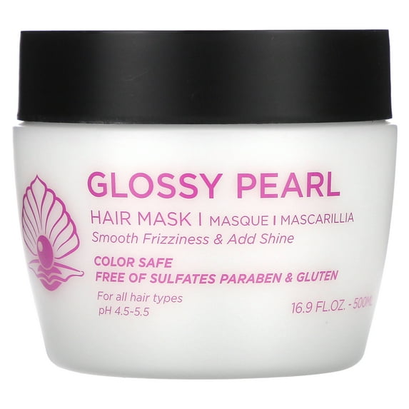 Luseta Beauty Glossy Pearl, Hair Mask, For All Hair Types, 16.9 fl oz (500 ml)