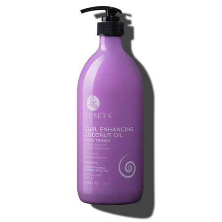 Luseta Curl Enhancing Coconut Oil Curl Define & Bounce Restoration Conditioner Set for Curly Hair - Sulfate Free Paraben Free Color Safe
