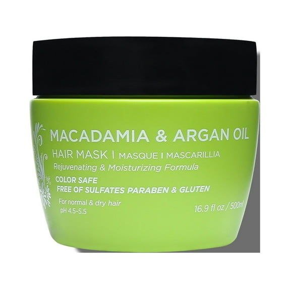 Luseta Macadamia &amp; Argan Oil Rejuvenating &amp; Moisturizing Hair Mask for Normal &amp; Dry Hair - Sulfate Free Paraben Free Color Safe